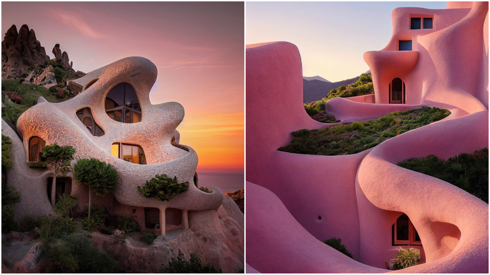 Popoln svet, ki ga je navdihnilo delo slavnega španskega arhitekta Antonia Gaudija