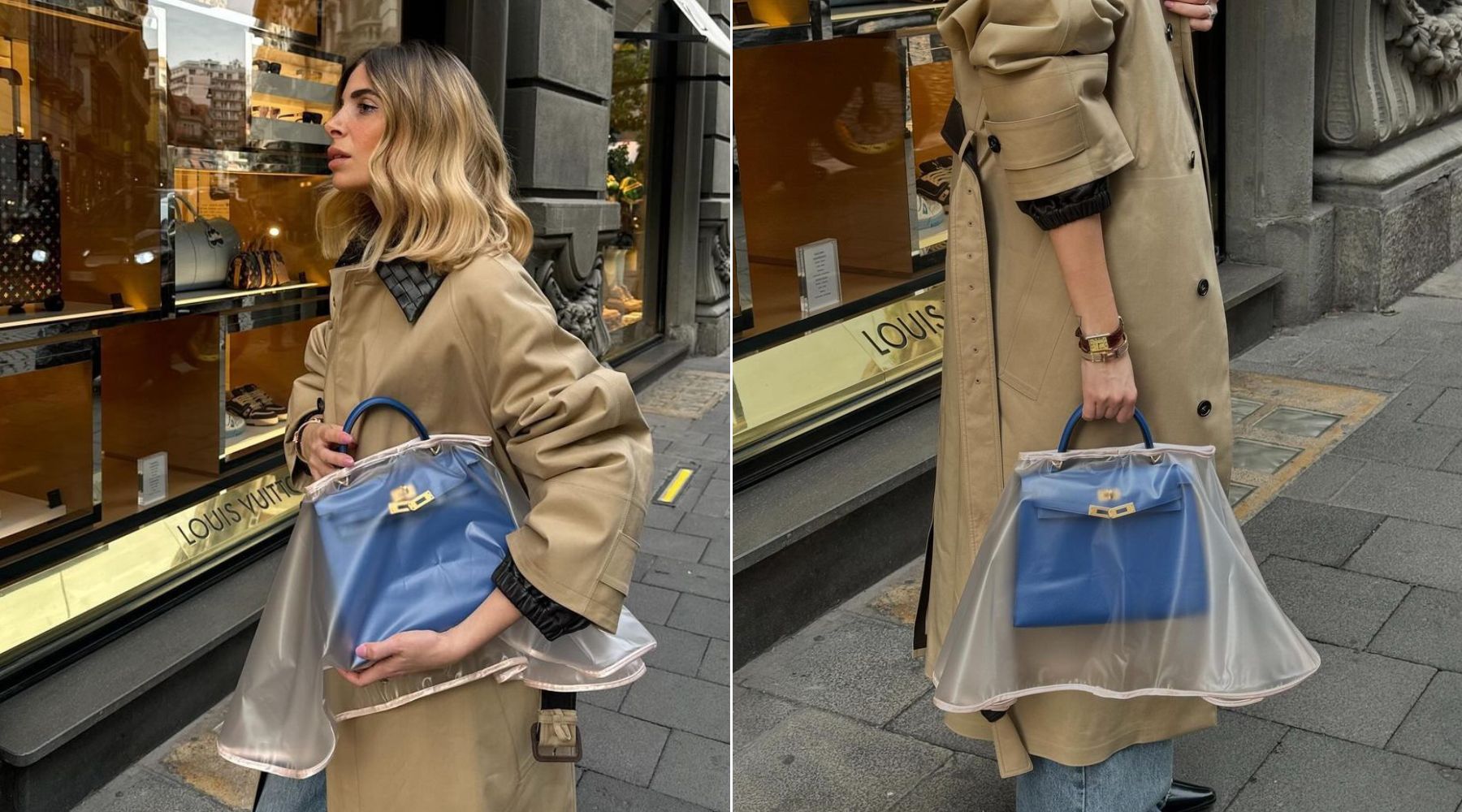 Novi modni trend: dežni plašči za torbe so zelo praktični in stilsko dovršeni