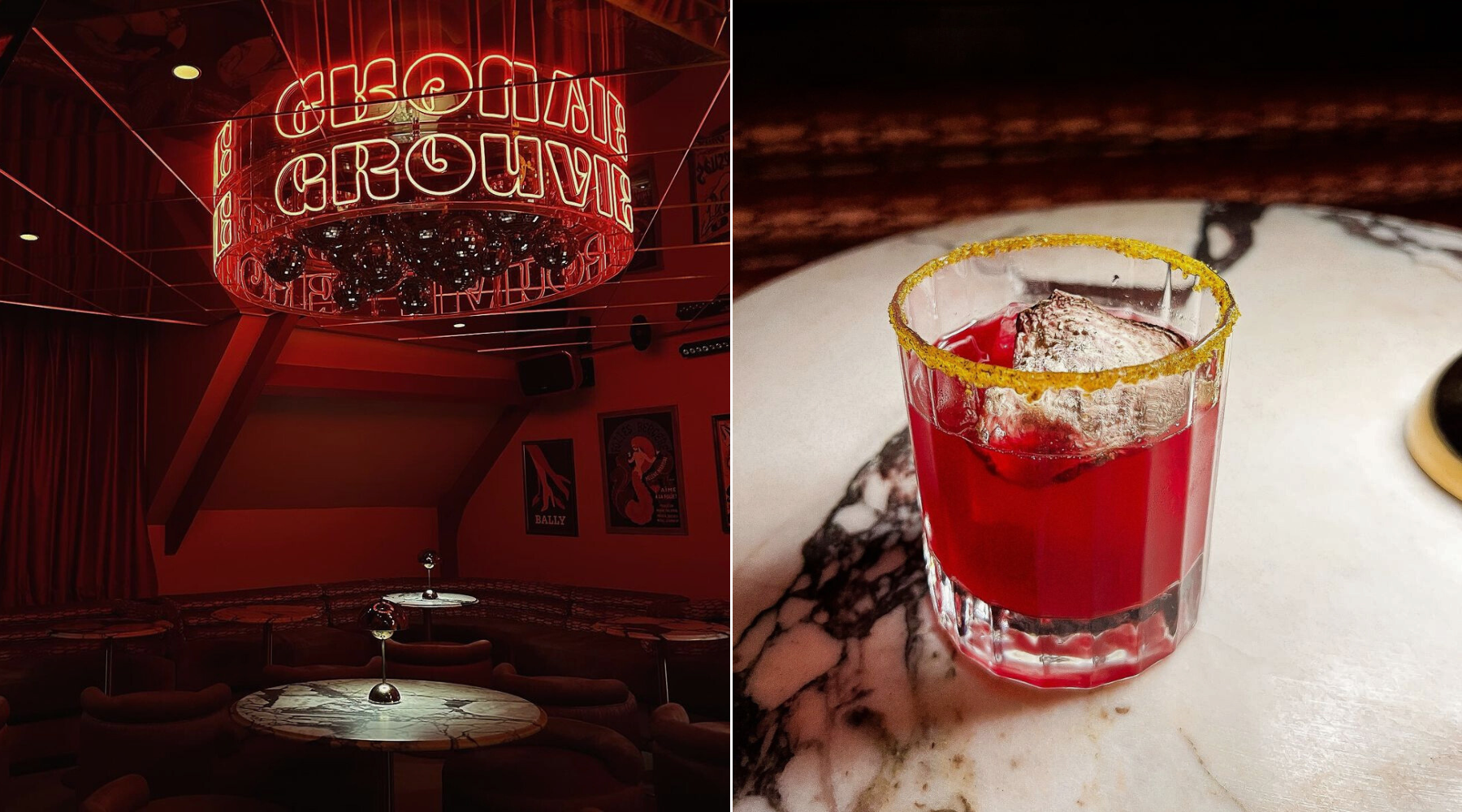 Skriti bar Grouvie v Parizu, kjer pijačo pripravlja ena izmed najboljših koktajl mojstric