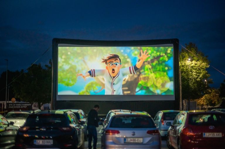 Risanka na DRIVE-IN KINO, foto Matic Kremžar