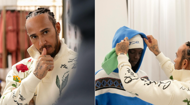 Lewis Hamilton Dior
