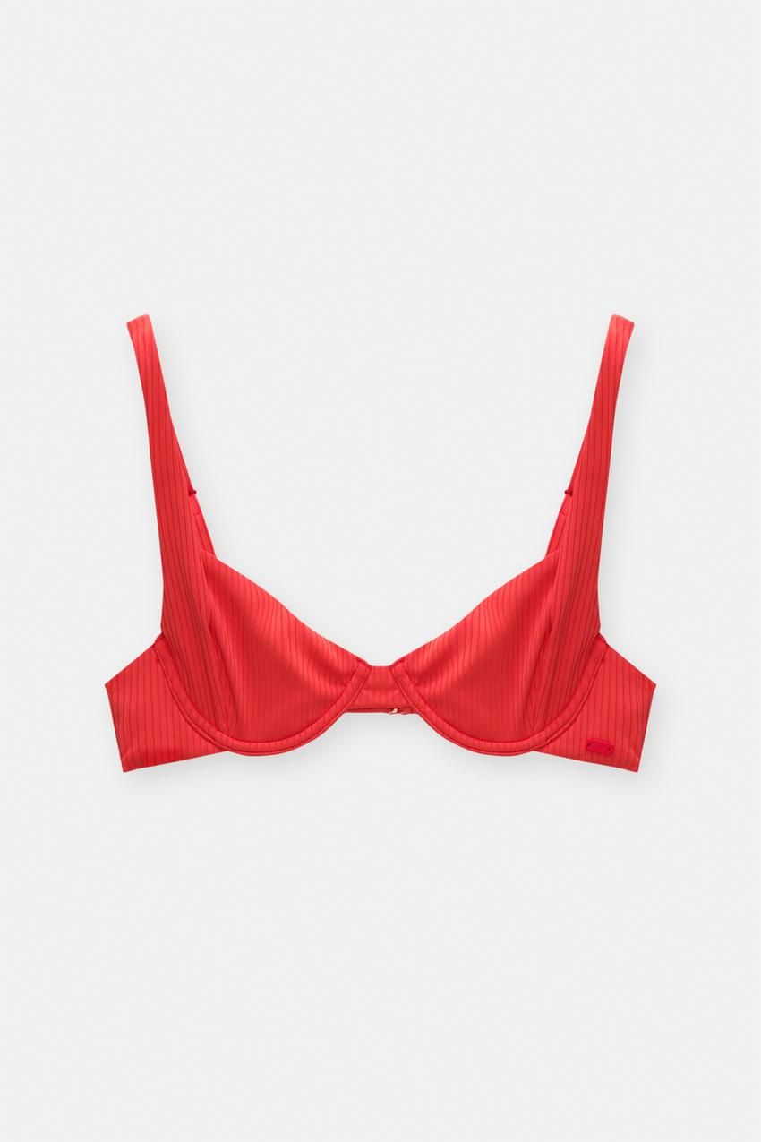 balconette bikini top pull and bear