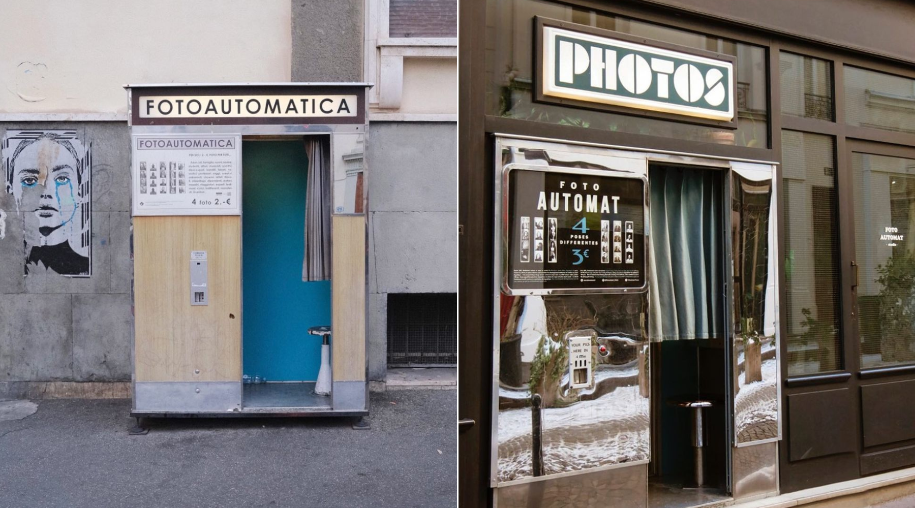Journalov vodnik: Kje najti starinske fotoavtomate v evropskih mestih