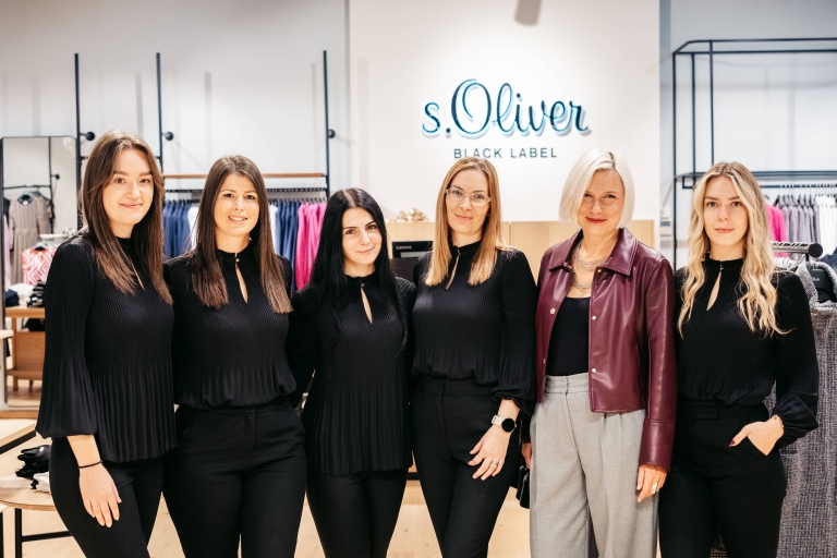 Razširjena trgovina s.Oliver Black Label v nakupovalnem središču Aleja Luka Pehnec