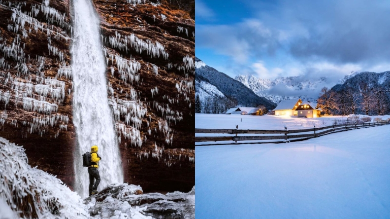 zimske lokacije za fotografiranje v sloveniji