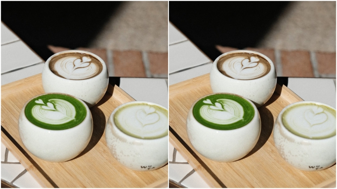 Hojicha latte