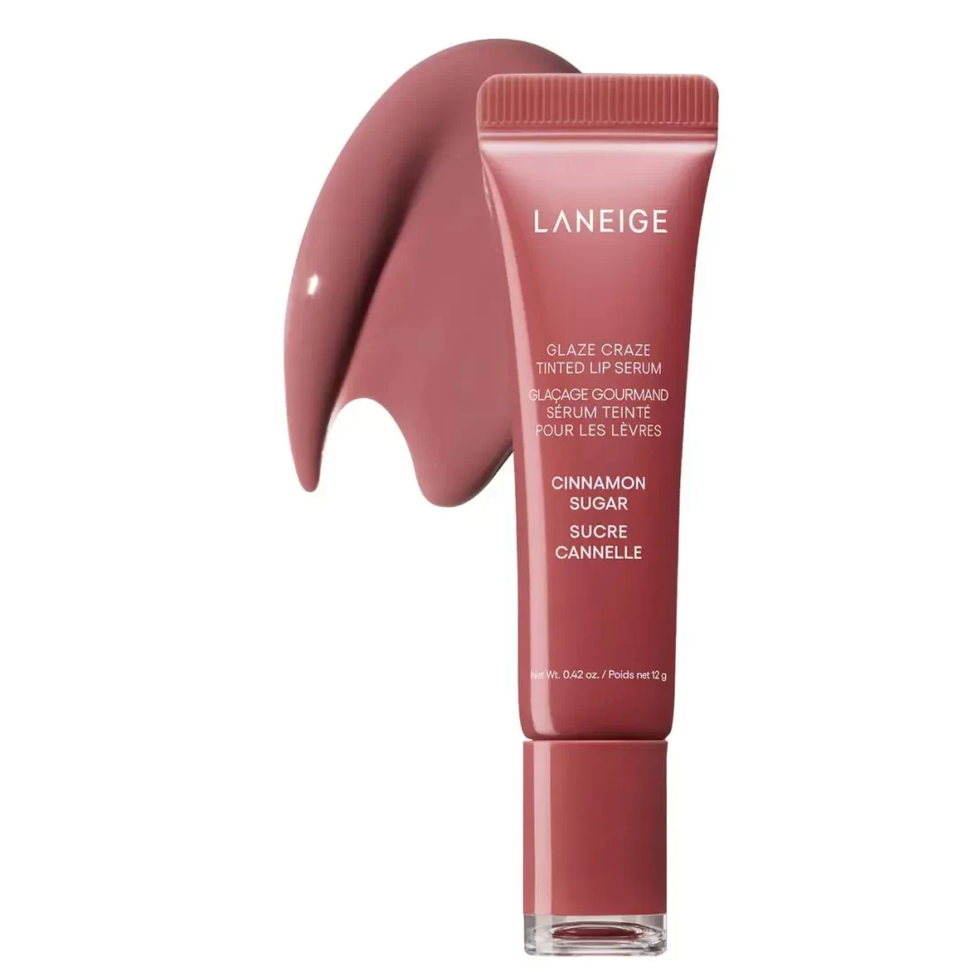 LANEIGE Glaze Craze Tinted Polypeptide Lip Serum v odtenku Cinnamon Sugar