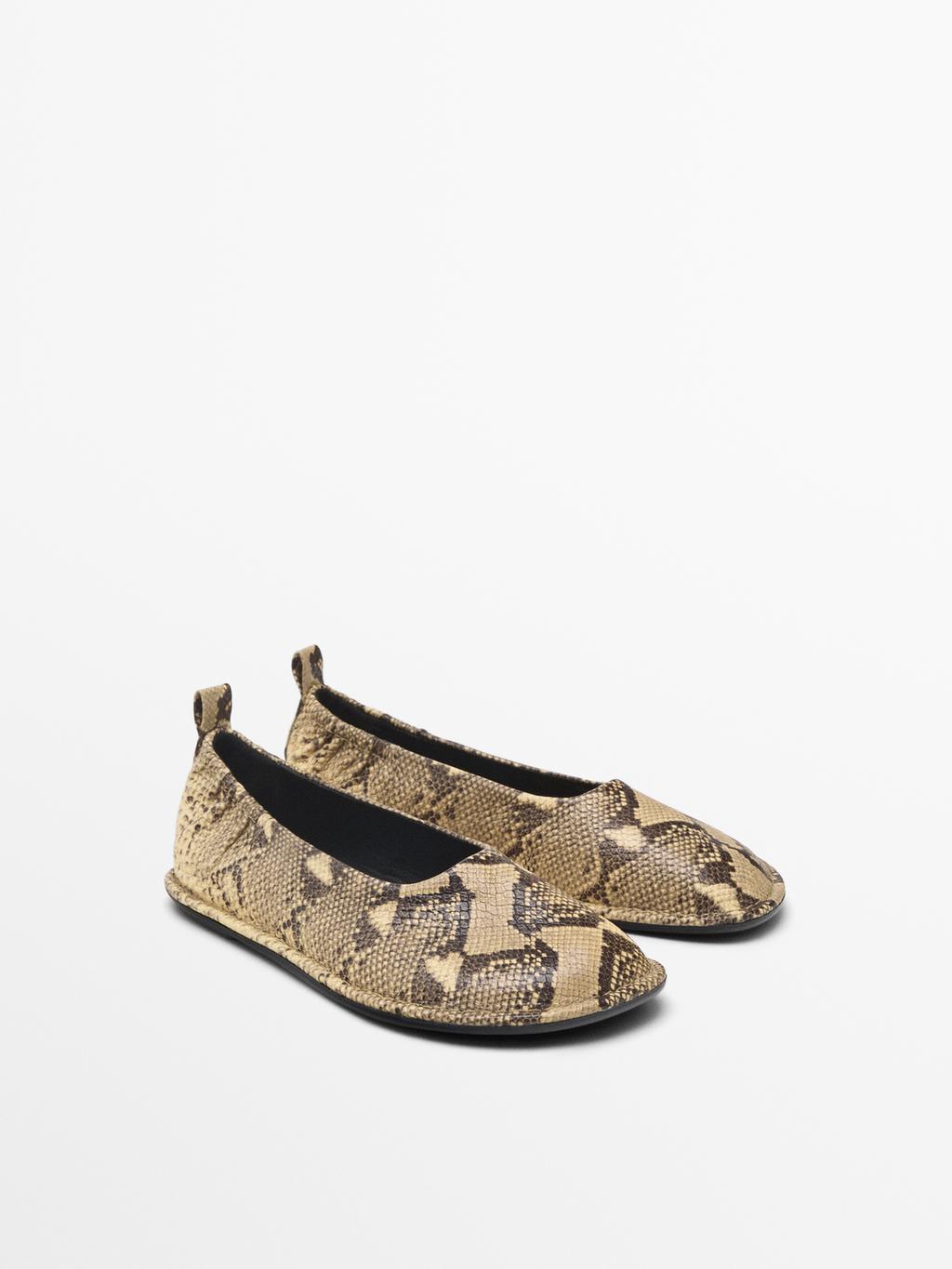Balerinke z živalskim vzorcem Massimo Dutti