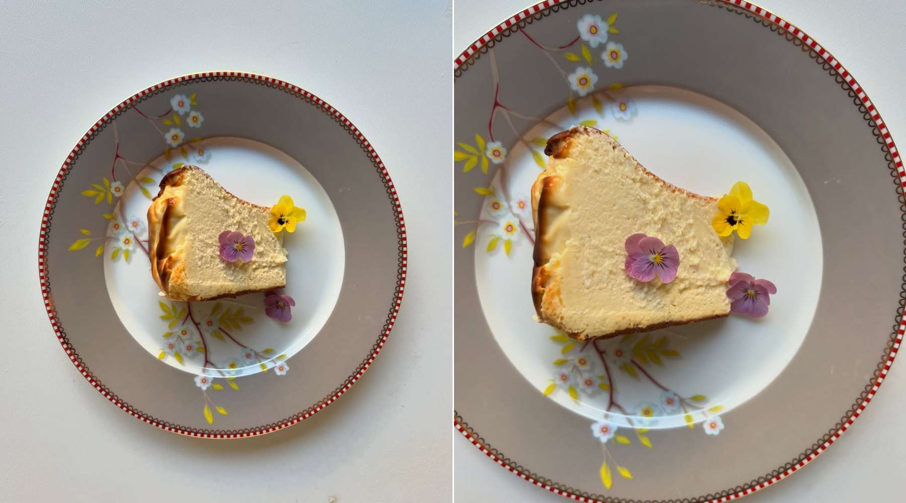 Mini baskovski cheesecake je idealen za dve osebi – pripravite pa ga lahko iz samo šestih sestavin