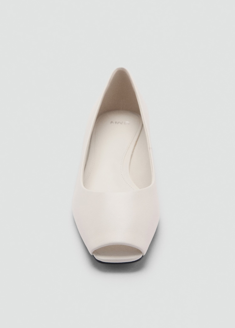 Mango čevlji z odprtimi prsti peep-toe model