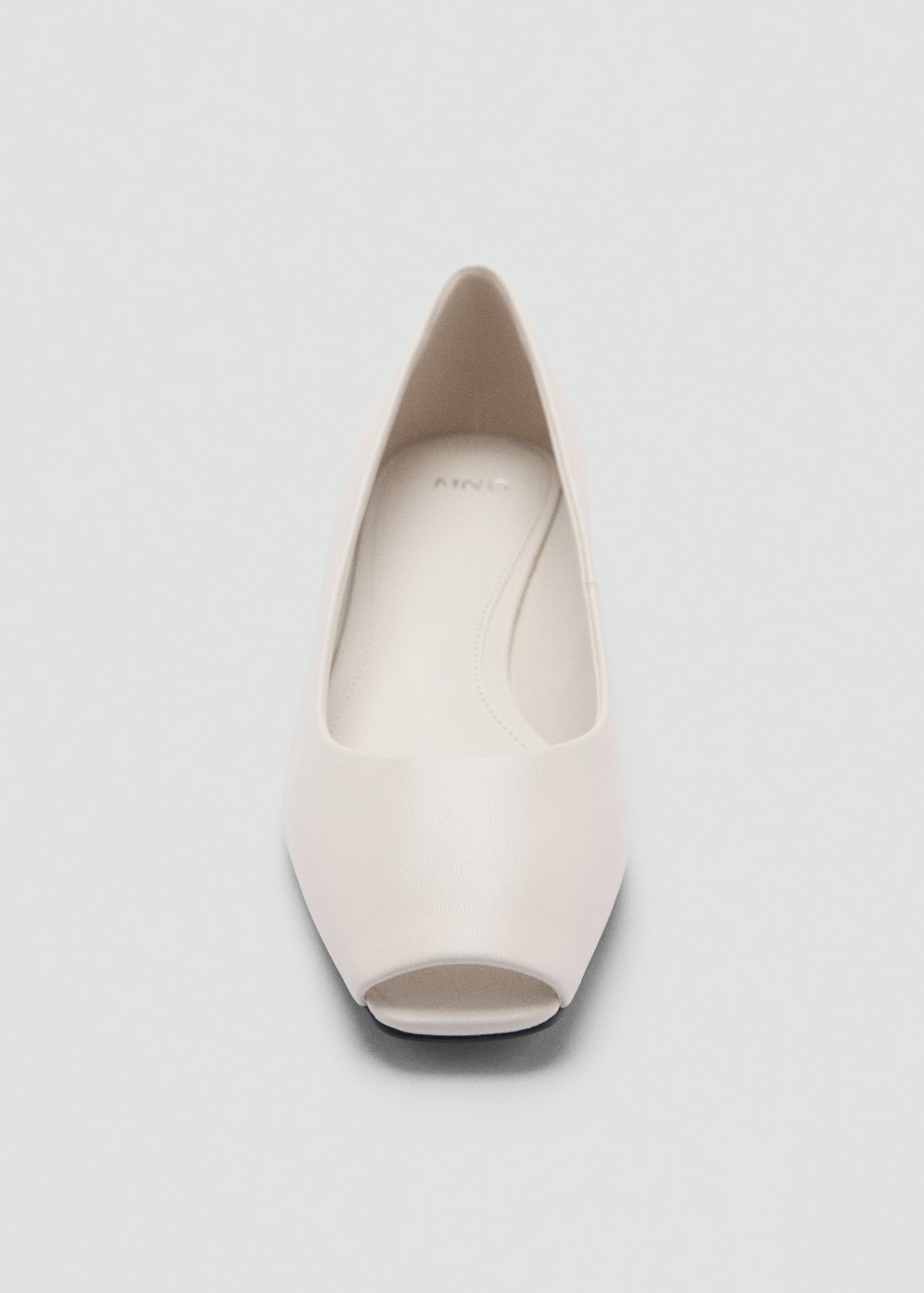 Mango čevlji z odprtimi prsti peep-toe model