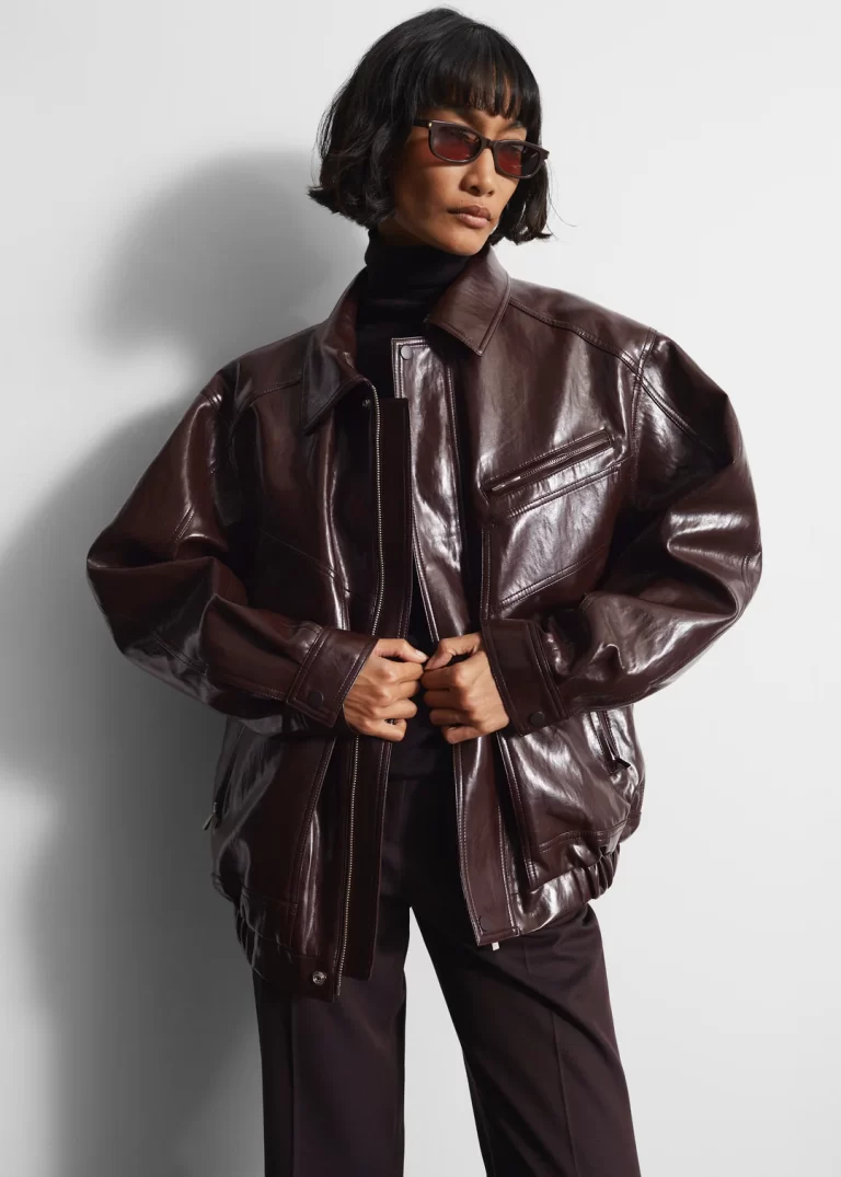oversize usnjene jakne