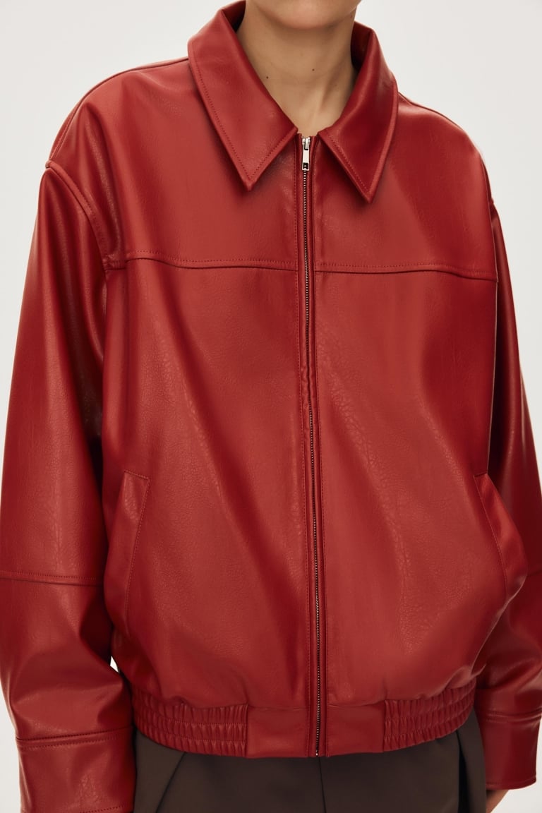 oversize usnjene jakne