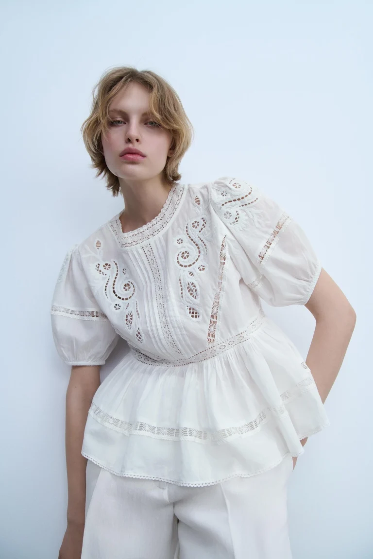 čipkaste bluze Zara