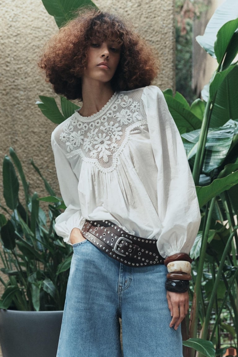 čipkaste bluze Zara