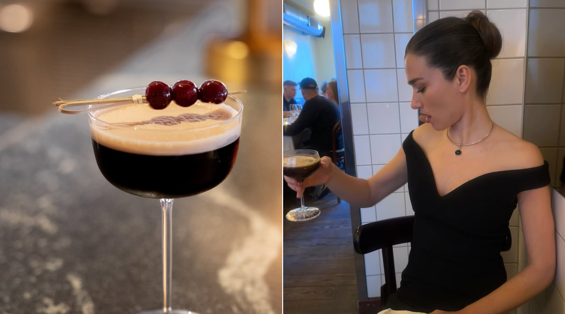 Nov najljubši koktajl? Tukaj je recept za češnjev espresso martini
