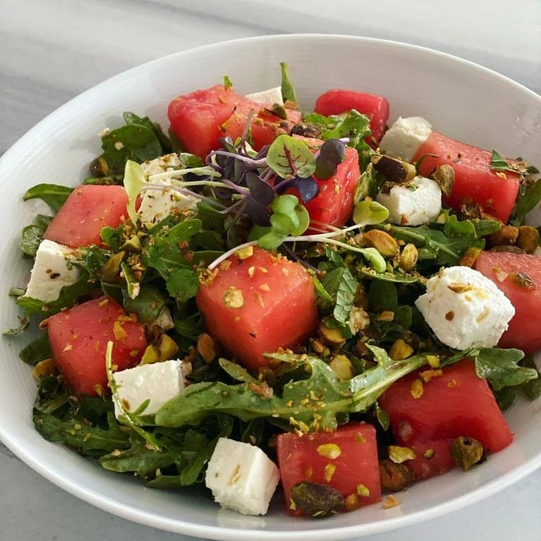 solata z lubenico in feta sirom