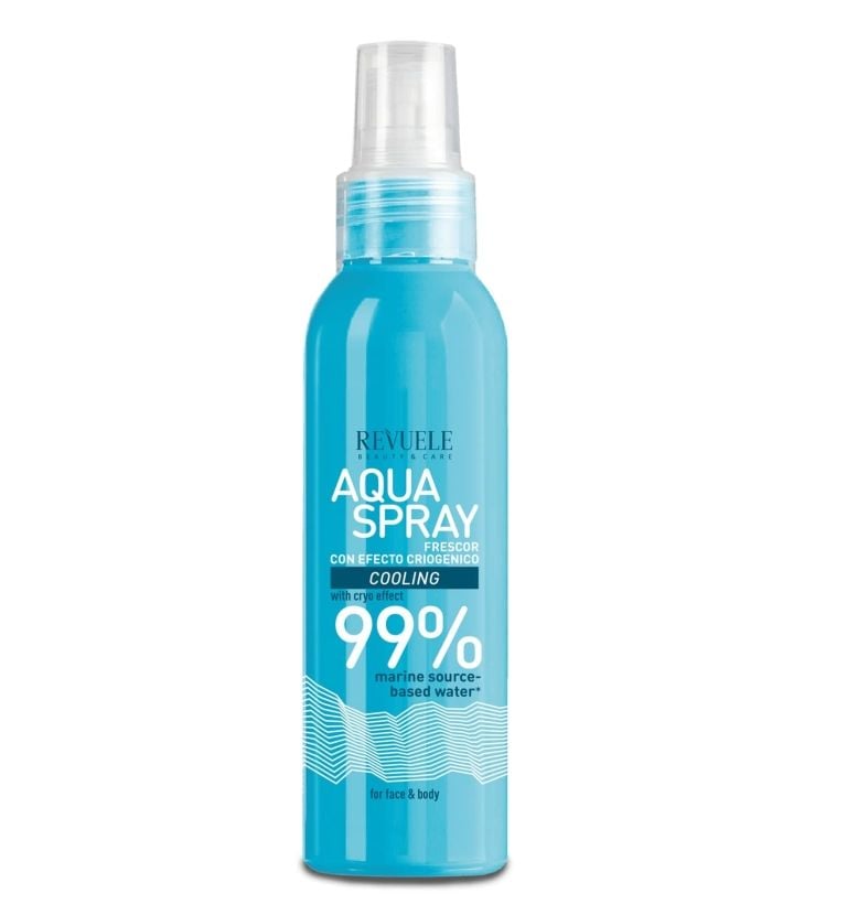 REVUELE Aqua Spray for Face and Body With Cryo Effect