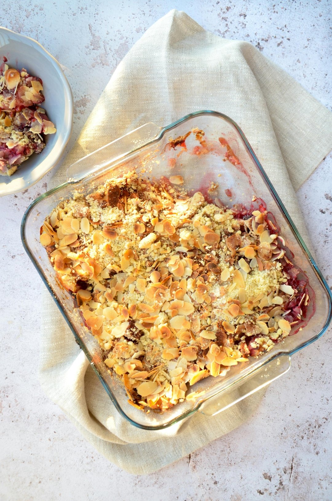 Marelični crumble
