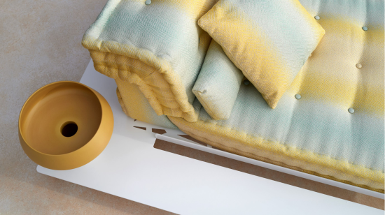 Ta ikonična modularna sofa je idealna za vse ljubitelje maksimalizma v interierju