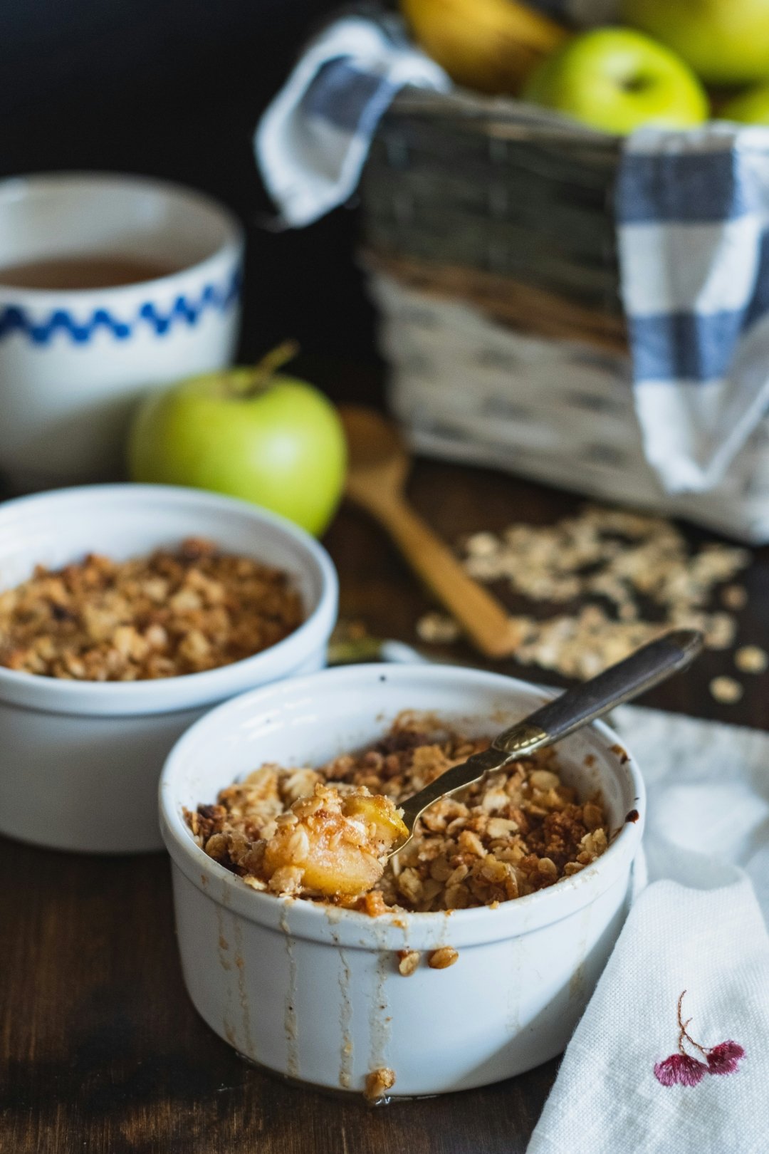 Marelični crumble