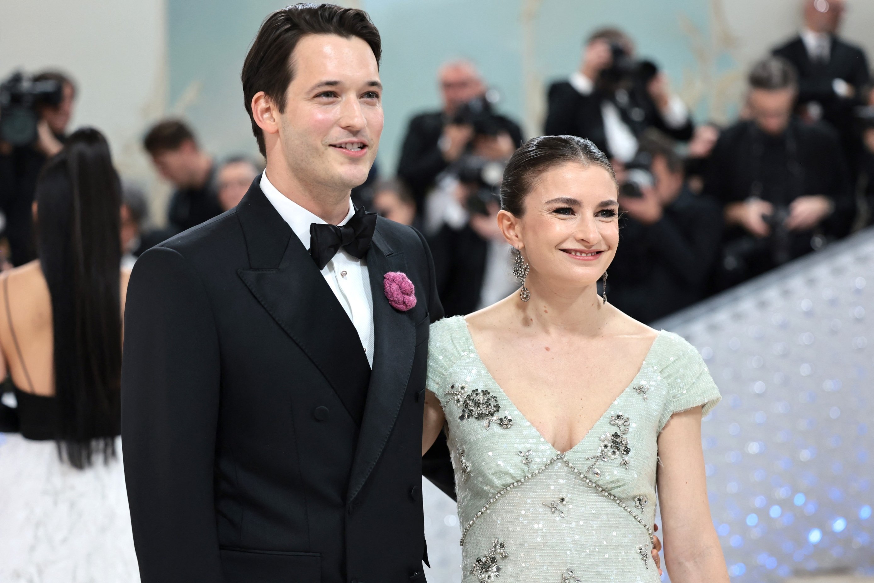 Nick Brown in Chloe Malle, Met Gala, leta 2023