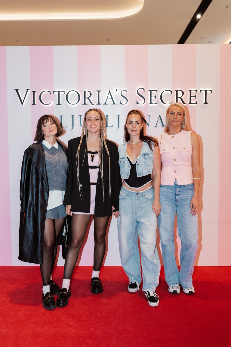 Victoria’s Secret Ljubljana Supernova Rudnik Laura Škvorc, Ines Erbus, Nika Krmec in Nika Mori