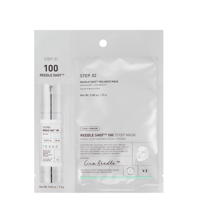 VT Cosmetics Reedle Shot 100 2-Step Mask
